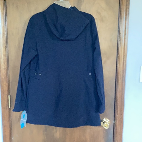 Relist12/9 Free Country soft shell coat w hood faux fur lining water resistant L - Picture 14 of 17